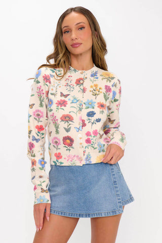 Show Me Your Mumu Cafe Knit Cardigan French Floral