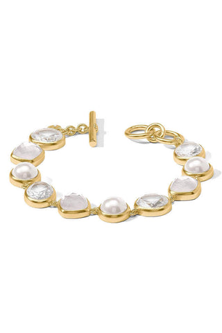 Kaleidoscope Tennis Bracelet Iridescent Clear Crystal