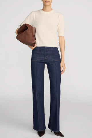 Le Slim Palazzo Pintuck Pocket Rinse