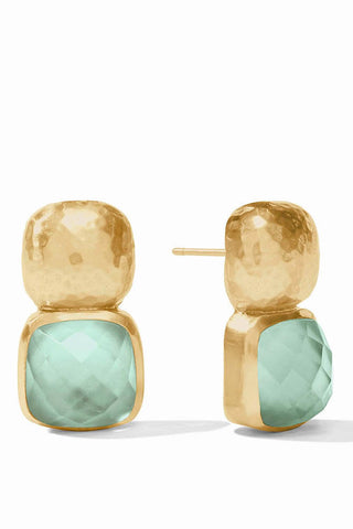 Catalina Earring-Iridescent Aquamarine Blue-OS