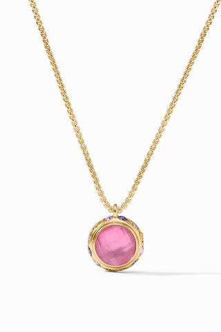 Rainbow Delicate Necklace-Iridescent Tourmaline Pink-OS