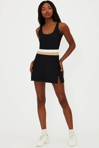 Beach Riot Remi Tennis Dress Sandshell Colorblock