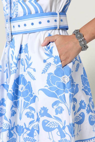 Scarlette Poppies Vixeen Dress Blue
