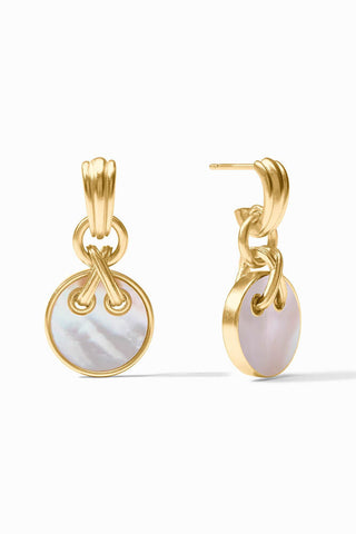 Essex Hoop & Charm Earring MOP