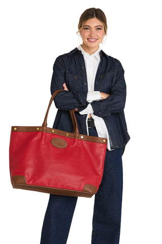 Hammitt Olympia Tote Caramel Apple Antique Gold