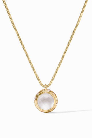 Rainbow Delicate Necklace-Iridescent Clear Crystal-OS