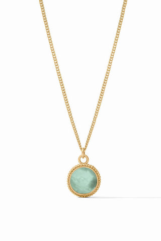 Laguna Solitaire Necklace Aquamarine Blue