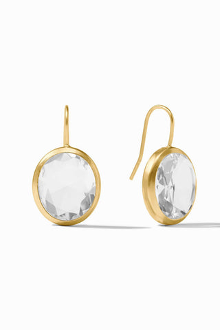 Laguna Stone Earring-Clear Crystal-OS