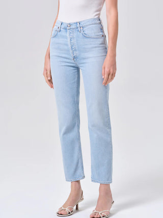 Agolde 90's Pinch Waist Crop Flaunt