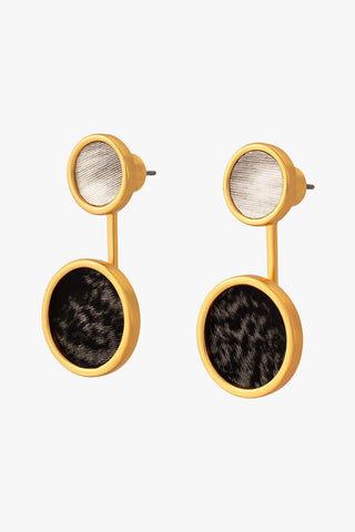 Riley Bezel Jacket Earring