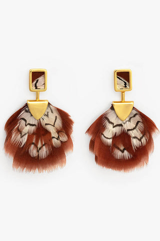 Penelope Bezel Drop Earring