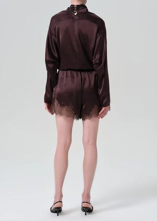Citizens Lace Trim Short Espresso