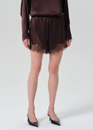 Citizens Lace Trim Short Espresso