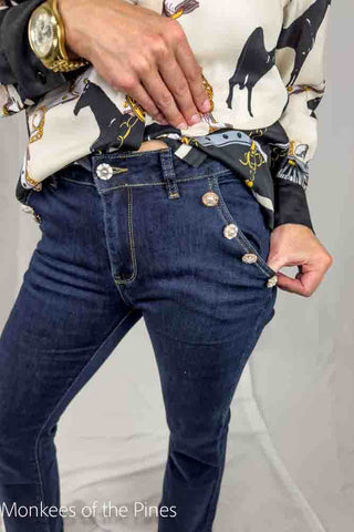 Dark Stud Denim