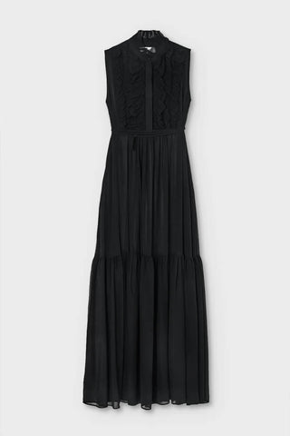 Psophia Sleeveless Maxi Black