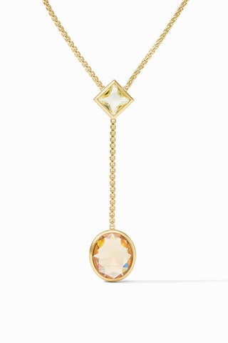 Jolie Lariat Necklace-Multi Stone-OS