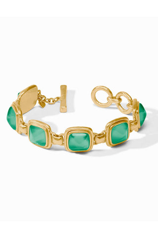 Sahara Stone Bracelet Iridescent Emerald Green