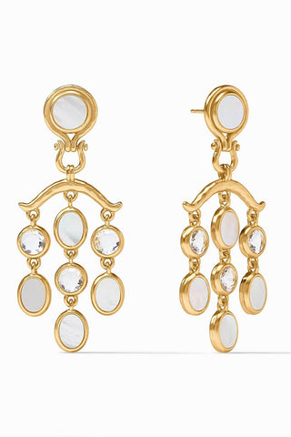 Saratoga Chandelier Earring Mother of Pearl - OS
