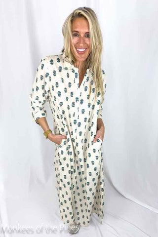 Xirena Boden Dress Clover Stamp