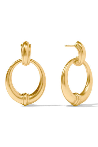 Portofino Doorknocker Earring-Gold-OS