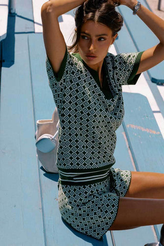 Beach Riot Giana Top Raquet Club Green