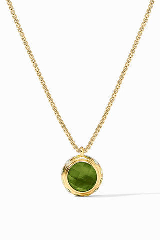 Rainbow Delicate Necklace-Iridescent Palmetto Green-OS