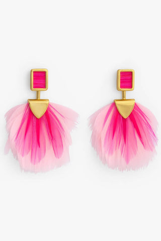 Brackish Shelbyville Bezel Statement Earring