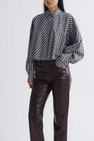 Agolde Agnes Blouse Stripe