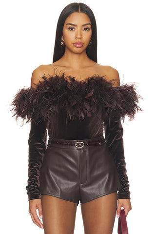 Amanda Uprichard Ella Top Black