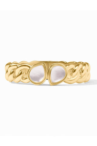Dolce Hinge Bangle-Iridescent Clear Crystal-OS