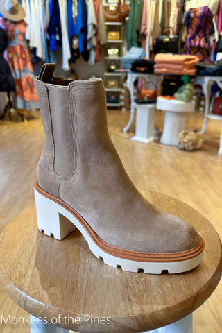 Chocolat Blu Ferra Boot Latte Suede