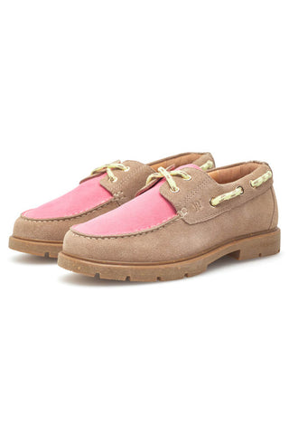 Woden Johanne Tricolor Sneaker Taupe Multi