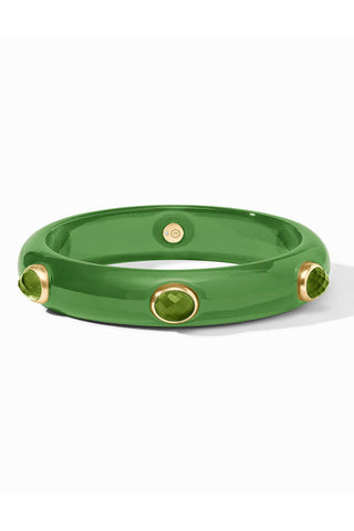 Carnaby Stone Bangle-Palmetto Green-M