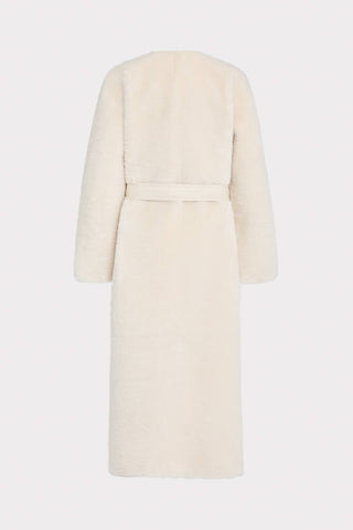 Milly Galia Faux Shearling Coat