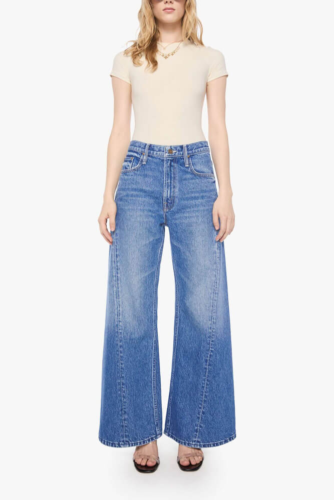 Mother Denim Lil Lemon Twist Sneak Rolling in the Dough