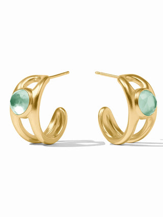 Laguna Stone Hoop Aquamarine