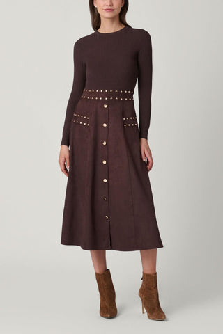 Shoshanna Cleo Dress Chocolate