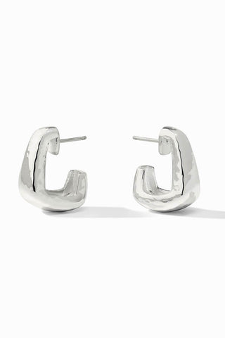 Julie Vos Sahara Hoop Silver S
