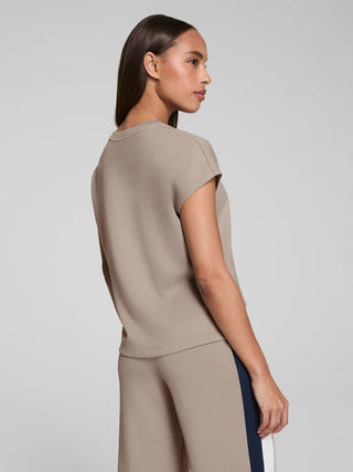 Spanx Air Essential Top Heather Brown