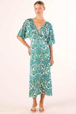 Misa Zania Dress Reflective Botanical