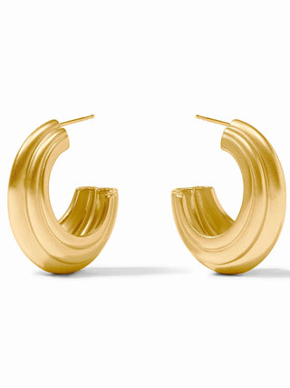 Portofino Statement Hoop Gold