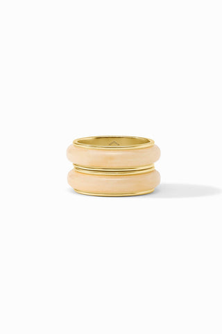 Carnaby Duet Ring-Ivory-7