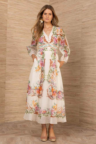 Halebob Ivory Floral Maxi