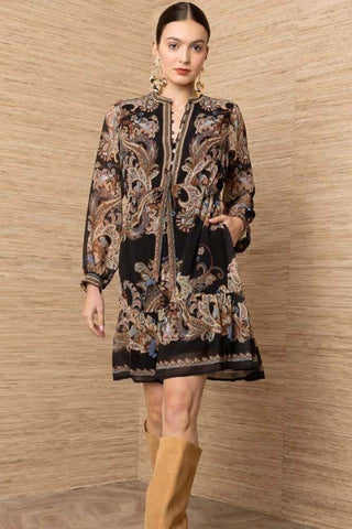 Halebob Black Mini Dress