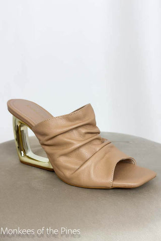 Aspen Heel Camel Leather