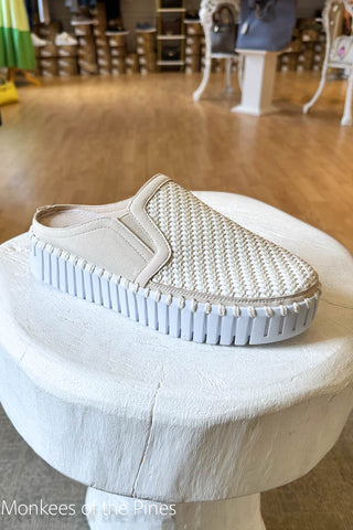 Ilse Jacobsen Tulip slip on Platform Rafia -Kit