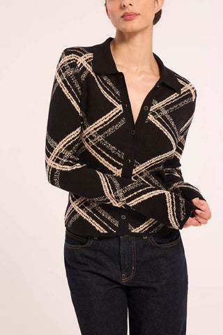 Misa Kassi Top Plaid