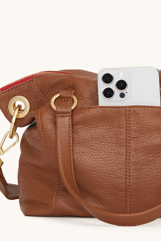 Hammitt Daniel Medium Mahogany Pebble