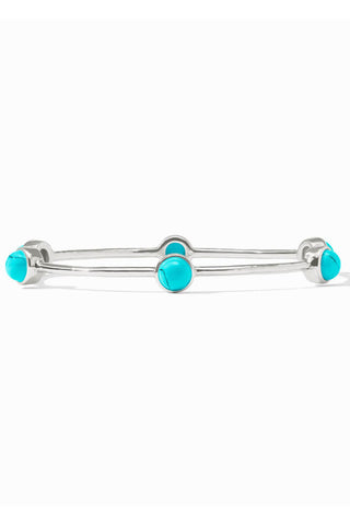 Milano Luxe Bangle-Turquoise Blue-M