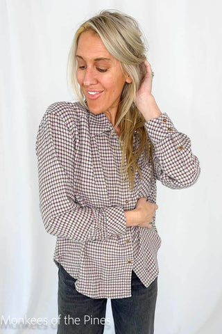 Jordy Shirt Baby Blue Check